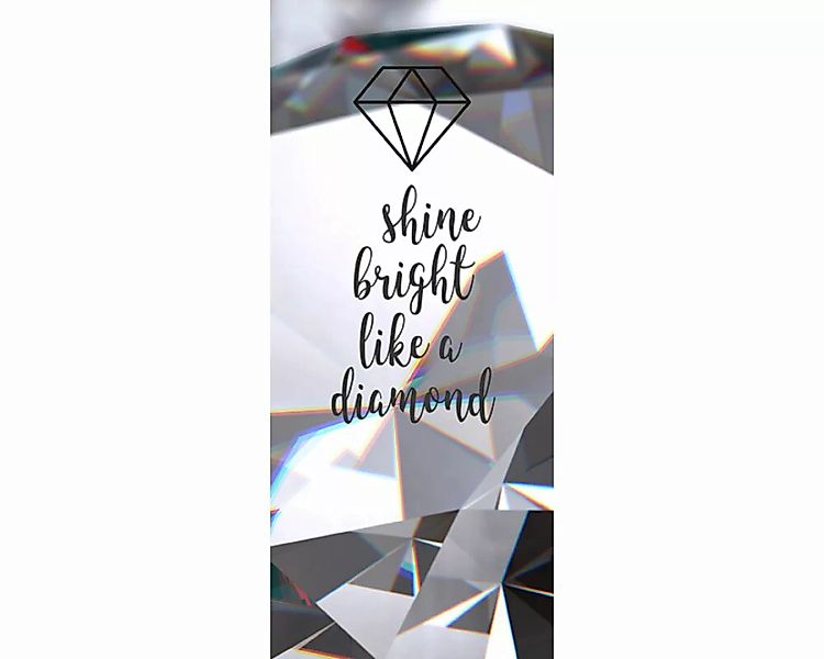 Trtapete "Like a diamond" 0,91x2,11 m / selbstklebende Folie günstig online kaufen