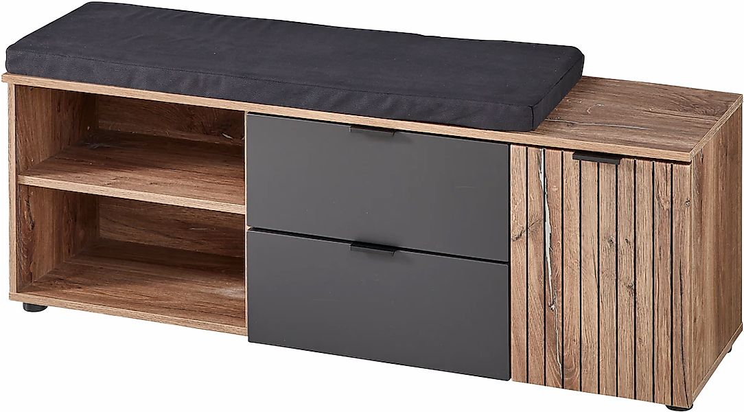 Innostyle Sitzbank "Line Schuhbank inkl. Sitzkissen, 134x51x38cm (B/H/T)", günstig online kaufen