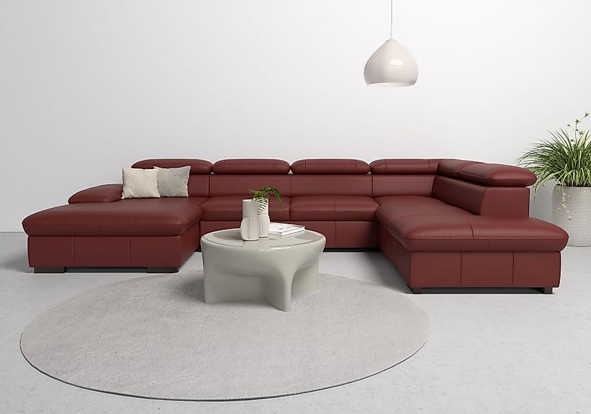 Home affaire Wohnlandschaft Alberto U-Form, mit günstig online kaufen