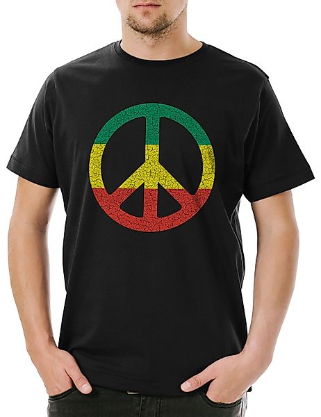 Urban Backwoods Print-Shirt Zion Peace Sign günstig online kaufen
