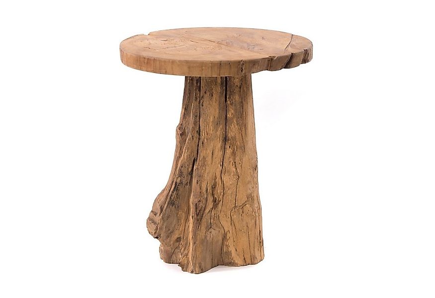 DESIGN DELIGHTS Beistelltisch BEISTELLHOCKER "DARWIN", Holz massivholz, Ø 3 günstig online kaufen
