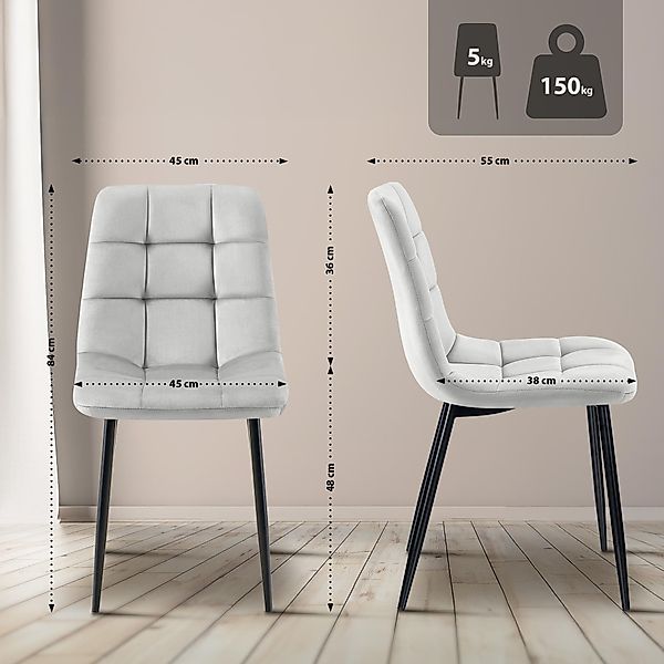 CLP Esszimmerstuhl Tilde (2er Set), mit günstig online kaufen