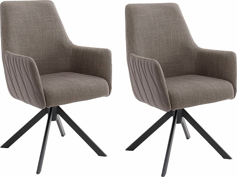 MCA furniture 4-Fußstuhl "Reynosa" (Set) 2 Stk. Esszimmerstuhl 360drehbar m günstig online kaufen