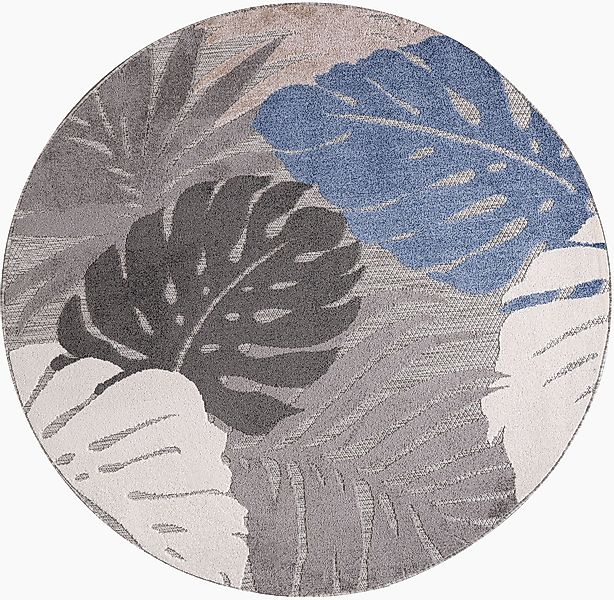 Sanat Teppich »Floral Outdoor«, rund, 6 mm Höhe, In- und Outdoor geeignet, günstig online kaufen