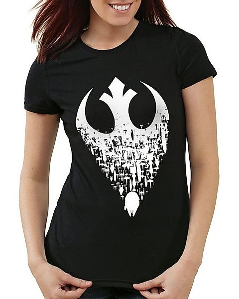 style3 T-Shirt Rebellen-Allianz Yavin xwing ywing star krieg wars der stern günstig online kaufen