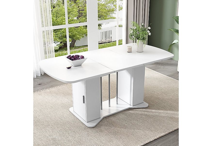 Flieks Esstisch (1-St., erweiterbare Tischplatte 120-160cm), ausziehbar Küc günstig online kaufen