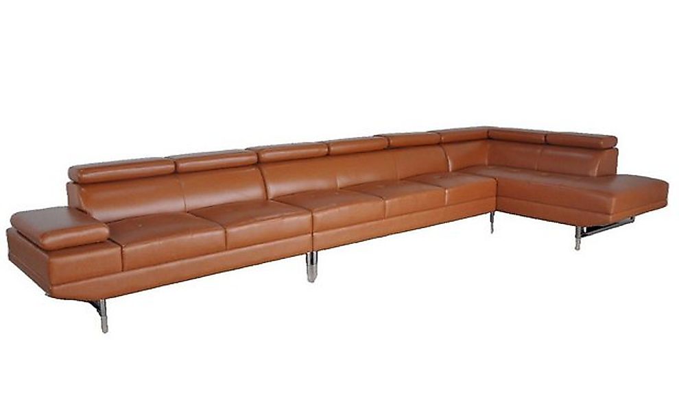 JVmoebel Ecksofa Designer Leder Polster Ecke Sofa Polster Eck Landschaft Zi günstig online kaufen