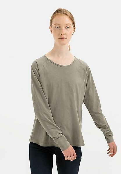 camel active Langarmshirt aus reiner Baumwolle günstig online kaufen