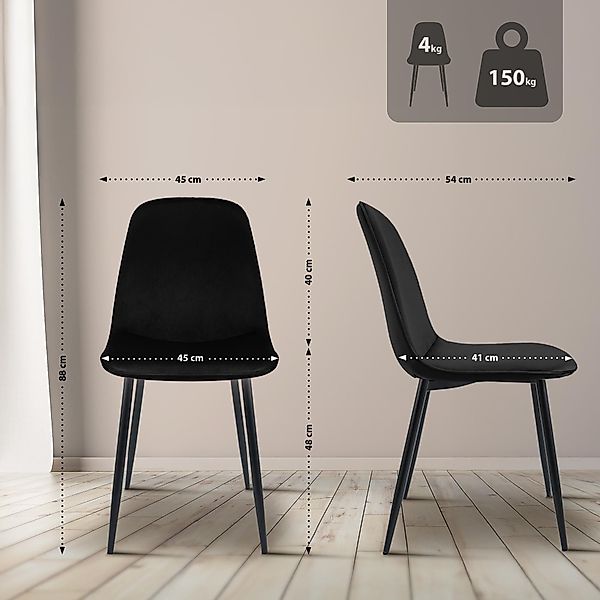 CLP Esszimmerstuhl Maryam (4er Set), mit günstig online kaufen