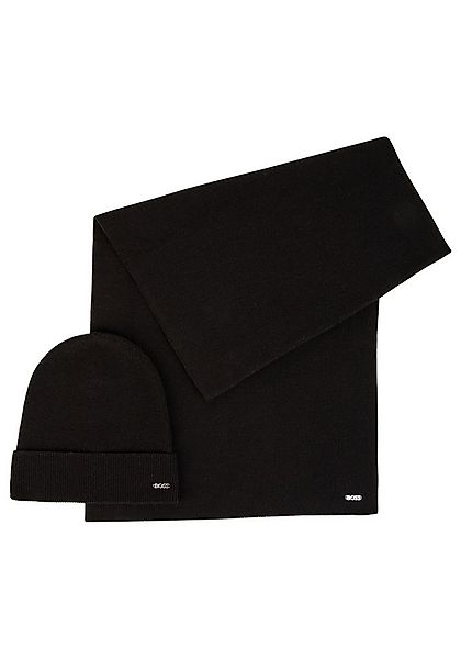 BOSS Schal Liviliana Set, (Set, 2-St), im Set mit passender Mütze günstig online kaufen