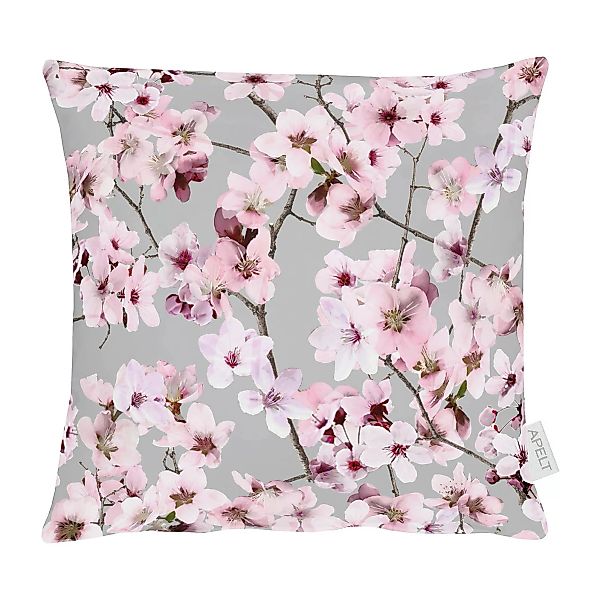 Apelt Kissen  Floral - grau - 100% Federfüllung, Polyester - 39 cm - Heimte günstig online kaufen