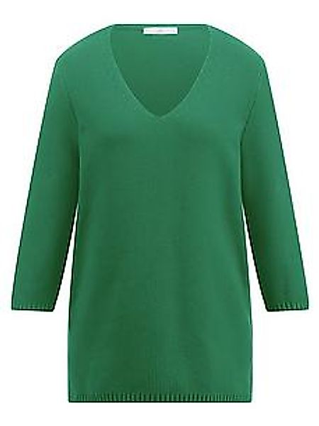 V-Pullover 3/4-Arm Emilia Lay grün günstig online kaufen