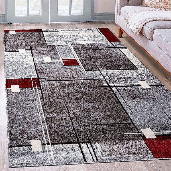 OTTO home Teppich "Deblin" rechteckig 9 mm Höhe weicher Flor, Kurzflor, Kar günstig online kaufen