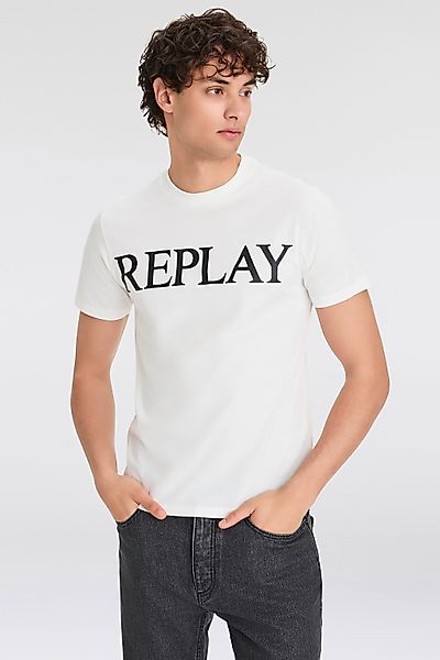 Replay T-Shirt mit Logo-Frontprint günstig online kaufen
