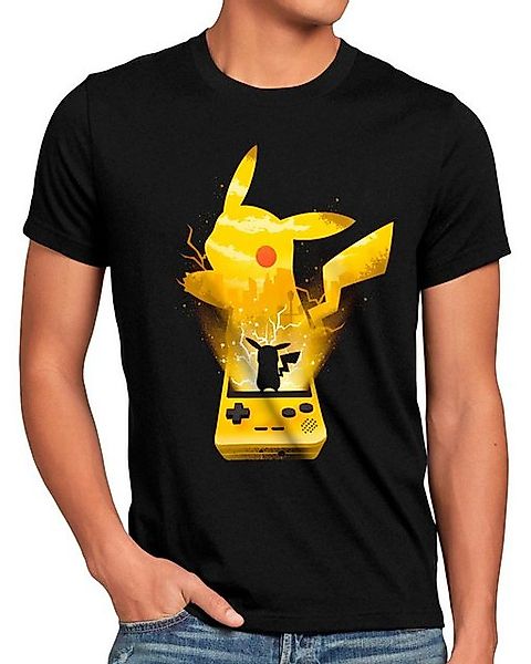 style3 T-Shirt Yellow Edition amiibo planet go pokemon ball pikachu günstig online kaufen