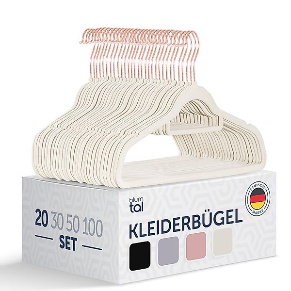 Blumtal Kleiderbügel Rutschfest - Samtoptik - günstig online kaufen