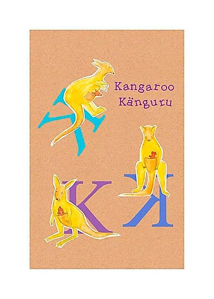 Komar Poster »ABC Animal K«, Buchstaben, (1 St.) günstig online kaufen
