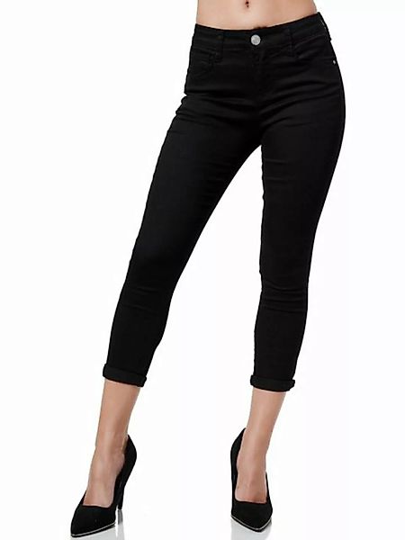Elara Stretch-Hose Elara Damen Stretch Hose 7/8 Push Up Jeans (1-tlg) günstig online kaufen