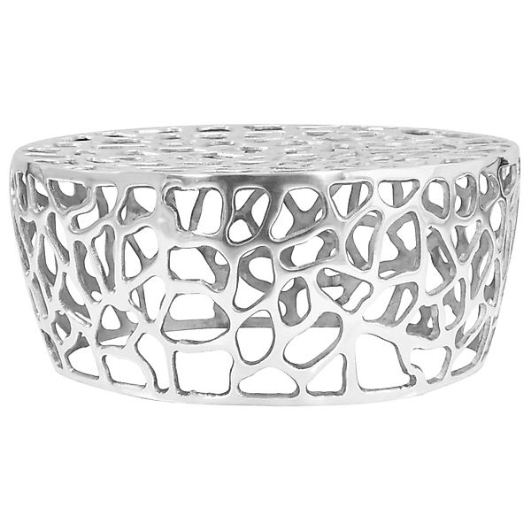 vidaXL Couchtisch Aluminiumguss 70x30 cm Silbern 246513 günstig online kaufen