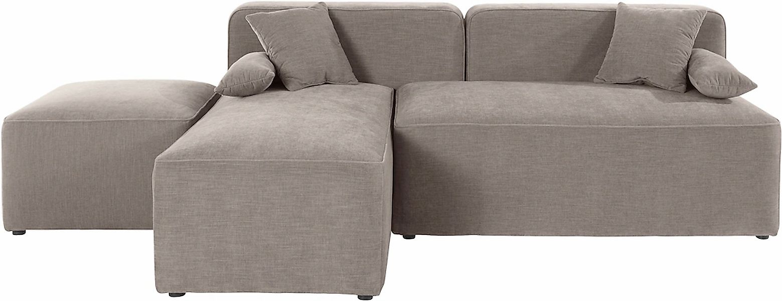 Home affaire Ecksofa "Sundstrup L-Form" Modulserie, individuelle Zusammenst günstig online kaufen