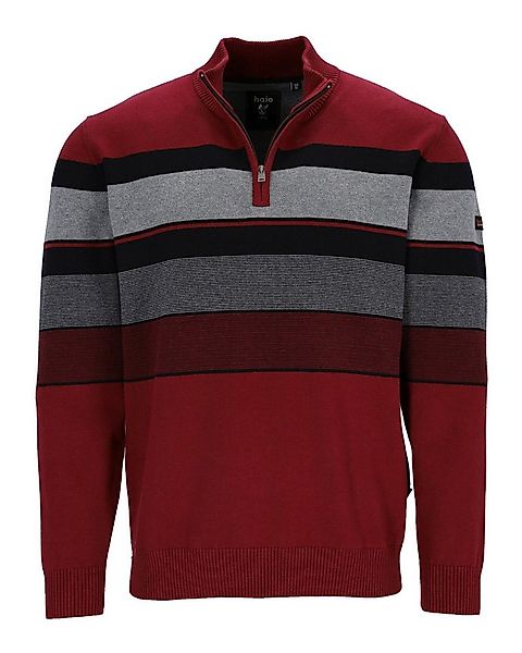 Hajo Strickpullover Pullover mit platziertem Streifenverlauf in reiner Baum günstig online kaufen