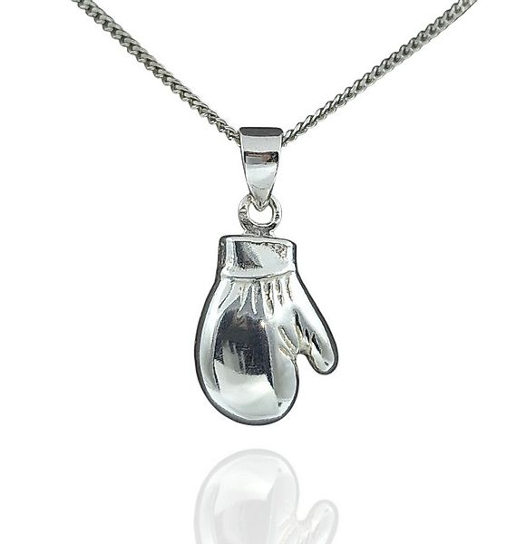 NAHLE Kette mit Anhänger Silber Panzerkette Boxer Handschuh 925 Silber Herr günstig online kaufen