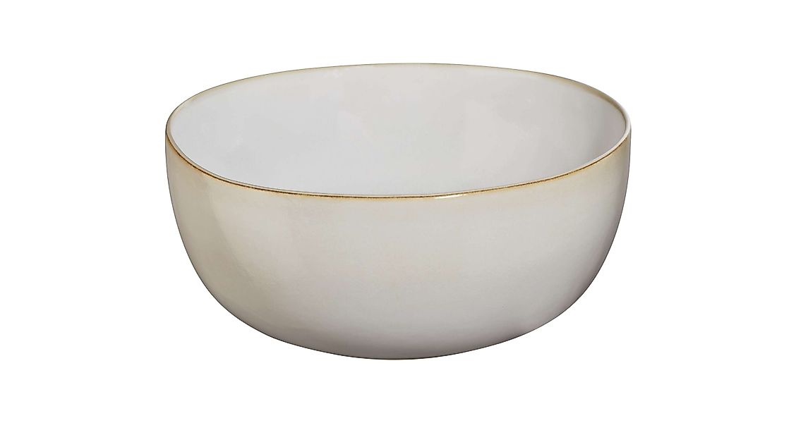 Salatschale Saison – Keramik Servierschüssel Ø22 cm sand günstig online kaufen