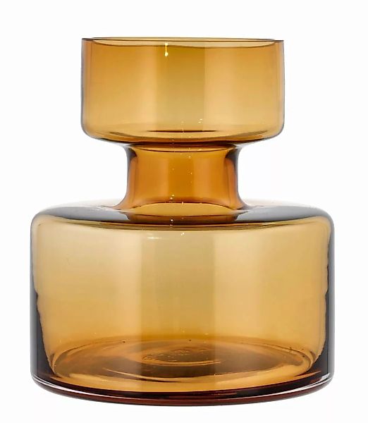 Lyngby Vasen Tubular Vase Glas amber 20 cm (orange) günstig online kaufen