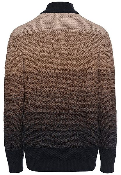 camel active Strickpullover Troyer Pullover aus einem Baumwollmix günstig online kaufen
