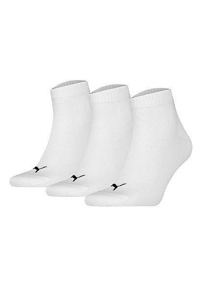 PUMA Kurzsocken "PUMA UNISEX QUARTER PLAIN 3P" 3 Paar, 3 Paar tlg. Atmungsa günstig online kaufen