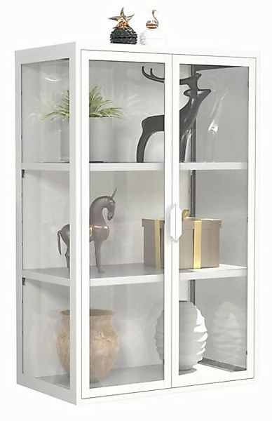 VCM Hängevitrine Stahl Wandvitrine Hängevitrine Vitrine Glas Flokas (1-St) günstig online kaufen