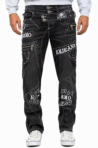 Kosmo Lupo 5-Pocket-Jeans Auffällige Herren Hose BA-KM051 (1-tlg) Markante günstig online kaufen