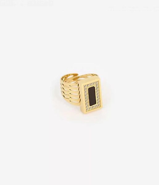 Zag Bijoux Ring Carli grün/gold Zirkoniensteine günstig online kaufen