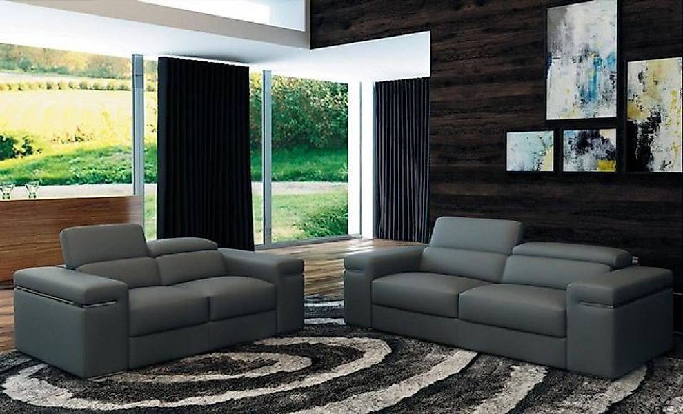 JVmoebel Sofa Multifunktions Ledercouch Sitz Polster Wohnzimmer Set 3+2 Gar günstig online kaufen