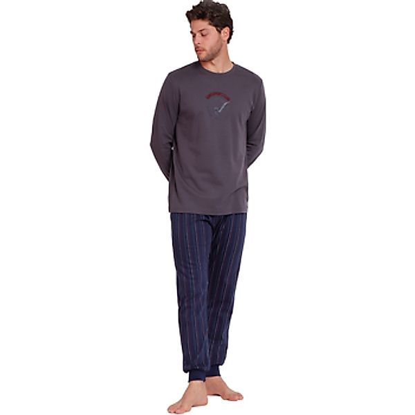 Admas  Pyjamas/ Nachthemden Pyjama Hausanzug Hose Top Langarm Gentlemen SCl günstig online kaufen