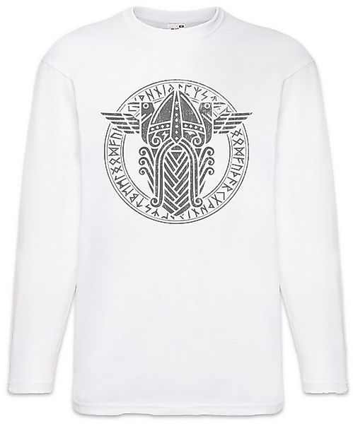 Urban Backwoods Langarmshirt Odhin And Ravens Runes Langarm T-Shirt Raben R günstig online kaufen