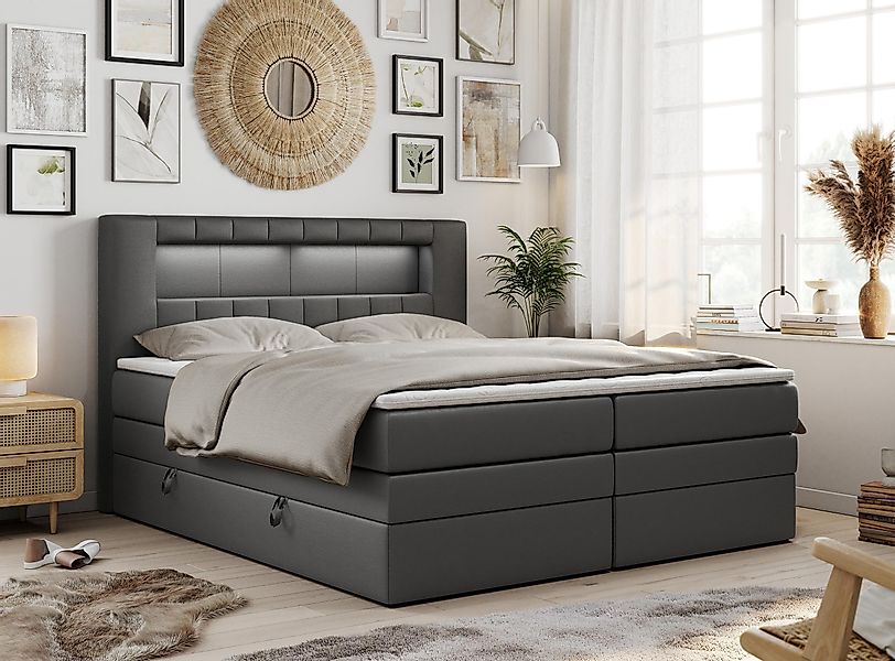 MKS MÖBEL Boxspringbett GOLD 5 KING günstig online kaufen
