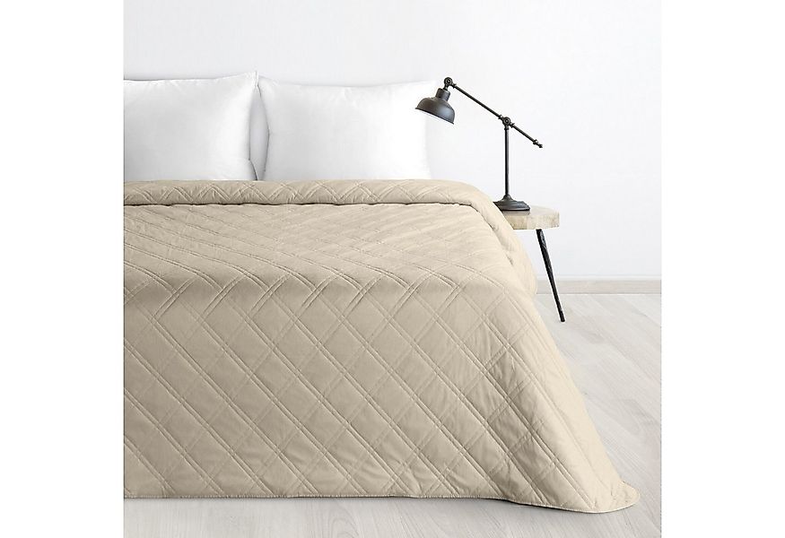 Design91 Tagesdecke Steppdecke LUIZ8 aus Samt Weicher Bett- und Sofaüberwur günstig online kaufen