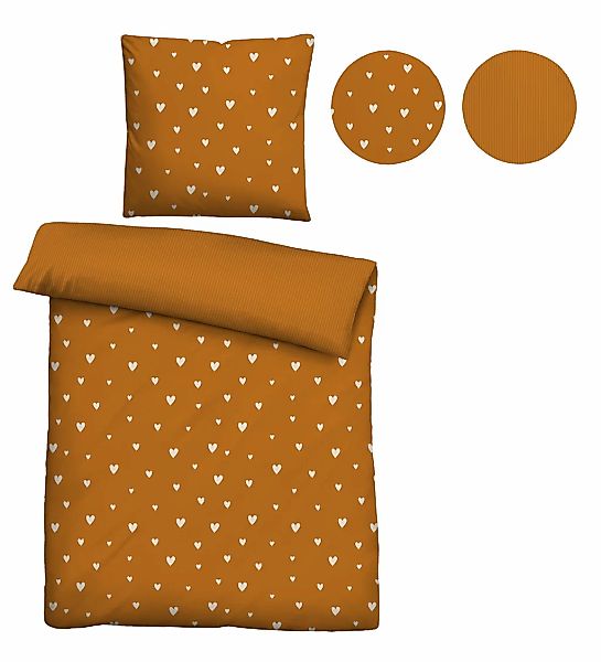 Castell - Markenbettwäsche Wendebettwäsche "0400869" 2 Stk. hautsympathisch günstig online kaufen