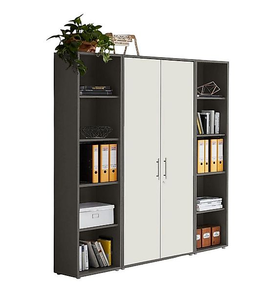 BMG Möbel Aktenschrank Office Edition 3 (Schrankwand Set, 3tlg) abschließba günstig online kaufen