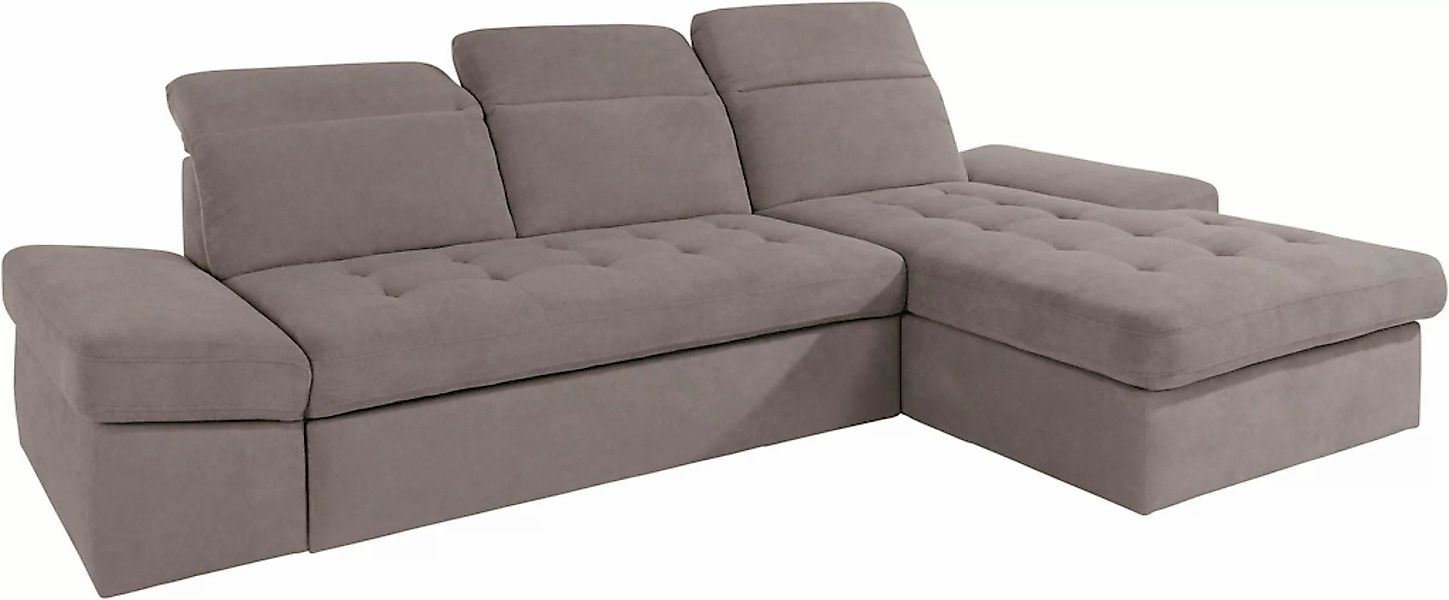 sit&more Ecksofa "Stardust L-Form", wahlweise mit Bettfunktion und Bettkast günstig online kaufen