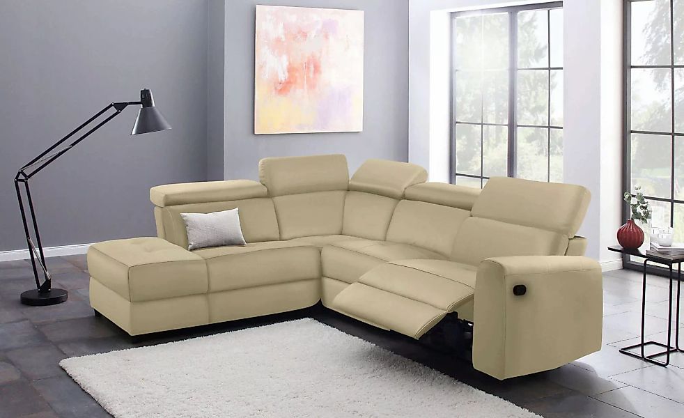 Home affaire Ecksofa »Sentrano, L-Form,«, 273 cm, man. o. elektr. Relaxfunk günstig online kaufen