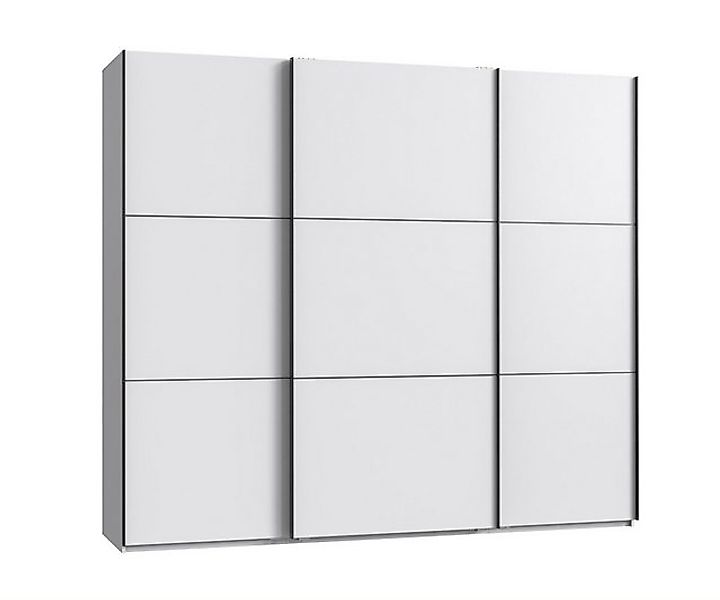 luma-home Schwebetürenschrank 22010 (3-türig, B/H/T 250/216/65 cm in Weiß m günstig online kaufen