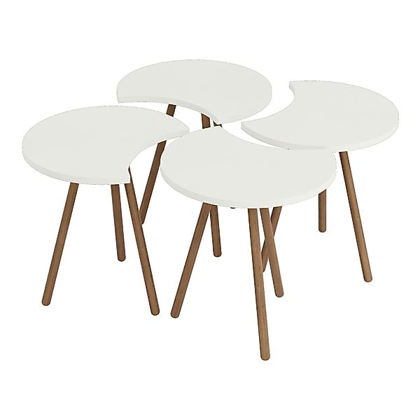 en.casa Couchtisch, Højer Beistelltisch Set 4-tlg. günstig online kaufen