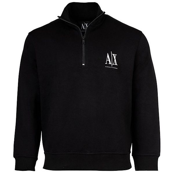 ARMANI EXCHANGE Sweatshirt Herren Sweatshirt mit Stehkragen und Half-Zip - günstig online kaufen