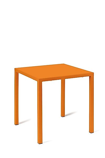 Gartentisch Quatris 70x70x75 cm orange günstig online kaufen