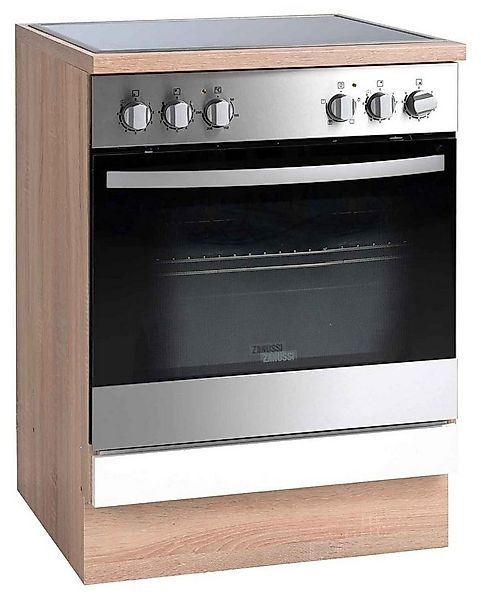 Menke Küchen Herdumbauschrank SONEA, Eiche Sonoma Dekor, Weiß, Breite 60 cm günstig online kaufen