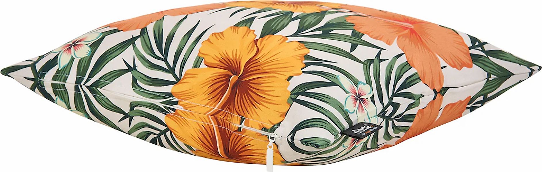 done. "Panama Print Rose Mallow" Beidseitig bedruckte Kissenhüle ohne Füllu günstig online kaufen