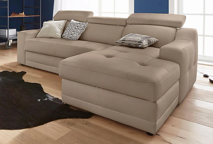 exxpo - sofa fashion Ecksofa "Lotos, bequem und funktionell, L-Form", mit K günstig online kaufen