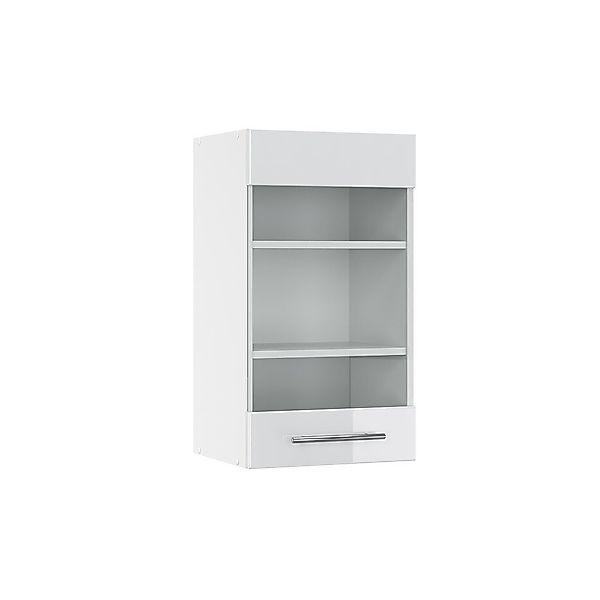 Vicco Glashängeschrank Fame-Line, Weiß Hochglanz/Weiß, 40 günstig online kaufen